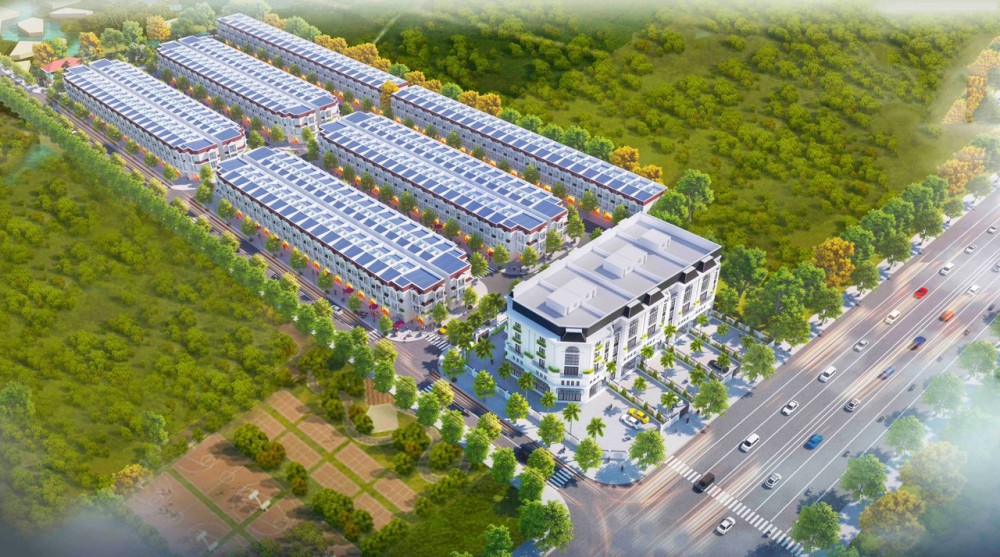 Phối cảnh chính thức dự án khu nhà ở Kim Kim Trần tại Tân Uyên