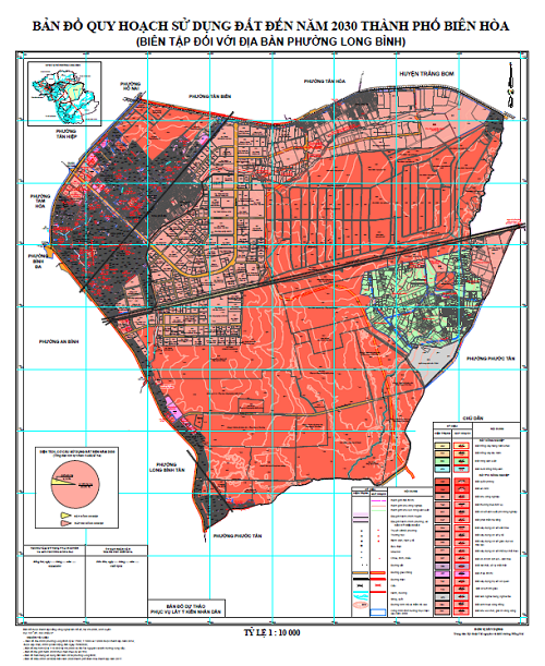 Bản đồ quy hoạch phường Long Bình
