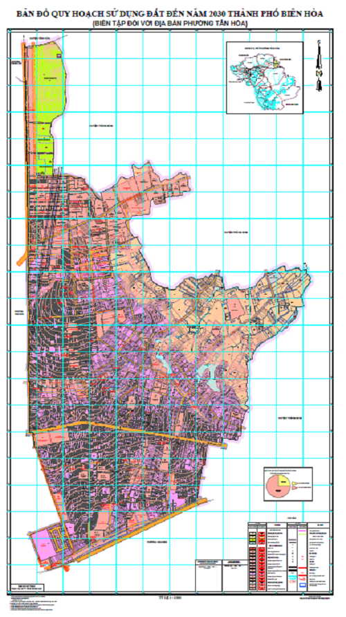 Bản đồ quy hoạch phường Tân Hoà