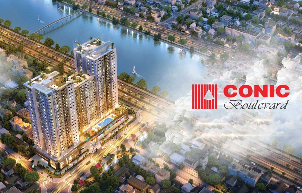 Phối cảnh dự án căn hộ chung cư Conic Boulevard Quận 6 