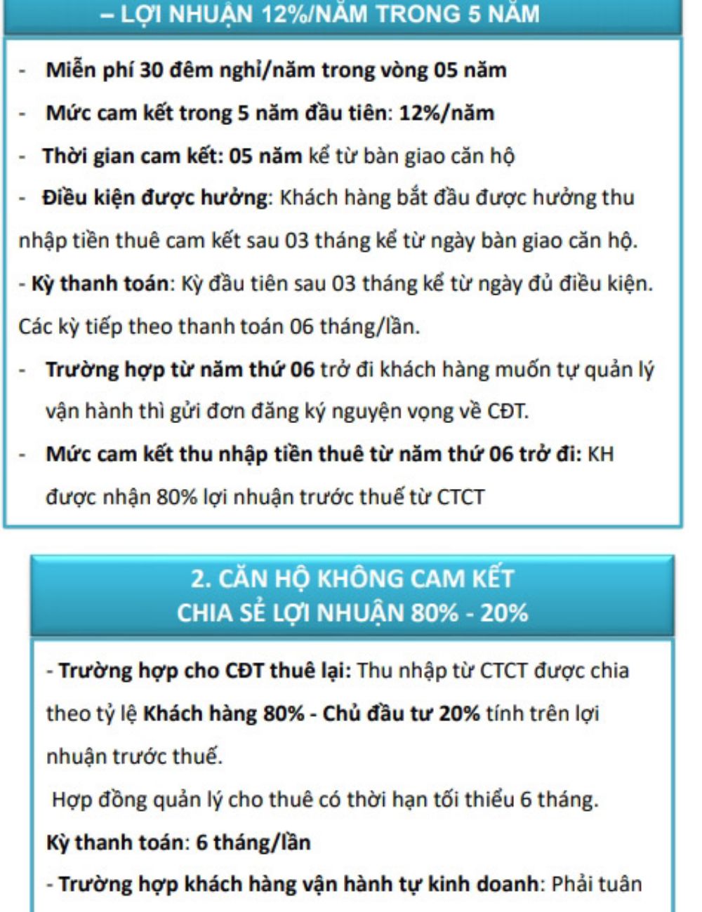 Bảng giá dự án căn hộ Apec Mandala Wyndham