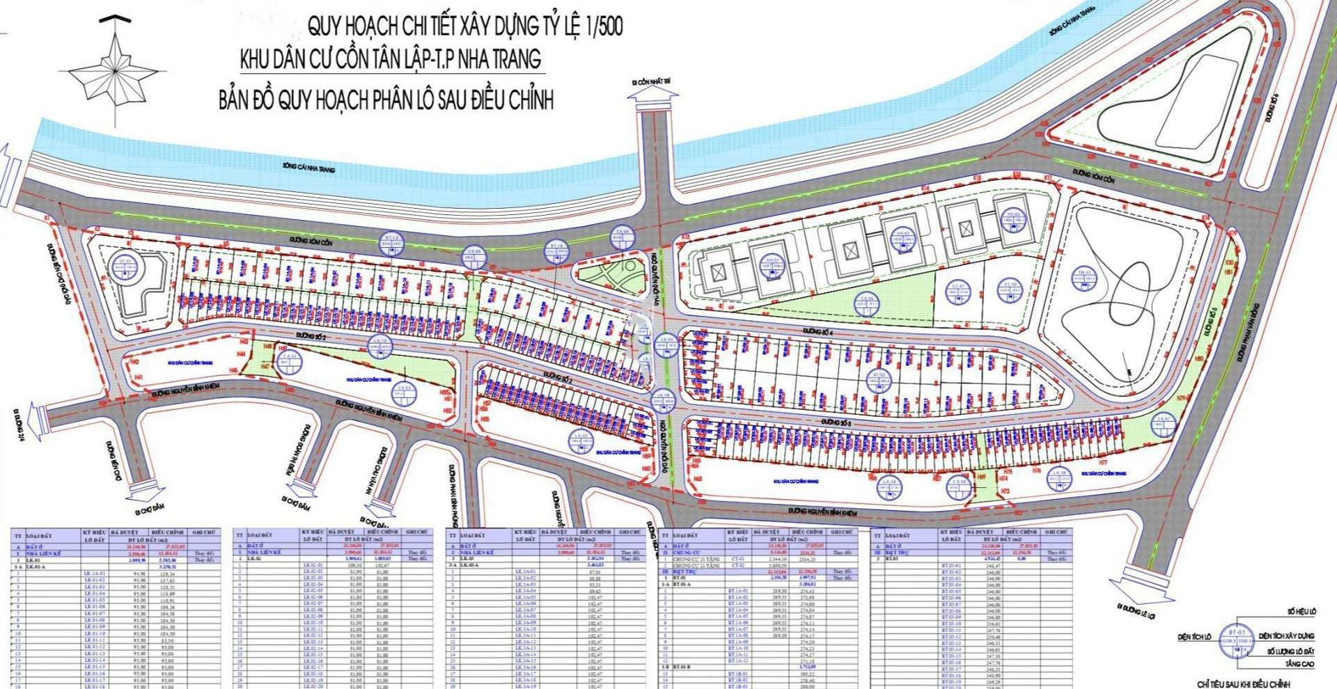 Mặt bằng quy hoạch dự án căn hộ The Aston Nha Trang